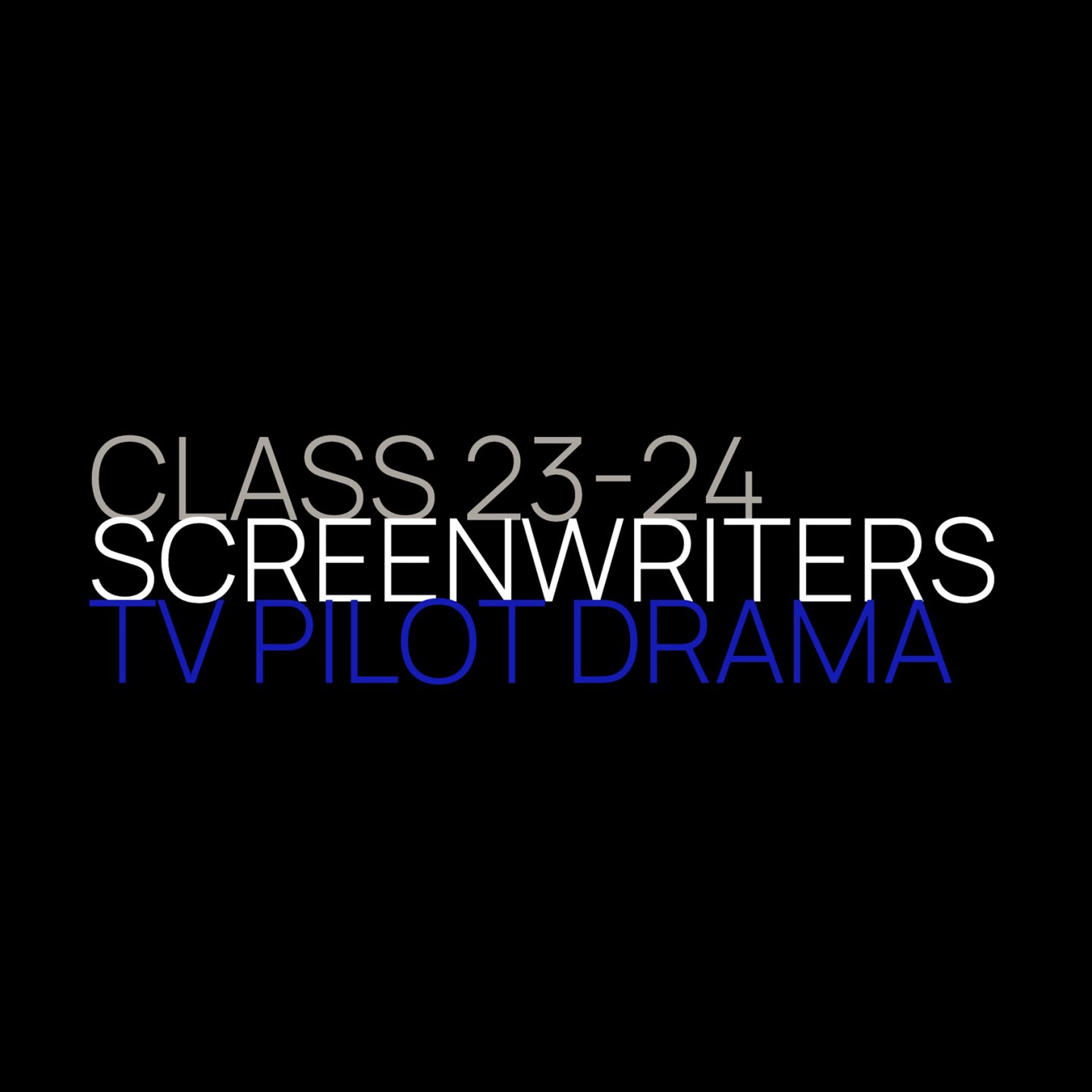 The Owl Screenwriting Workshop: Class 23-24 Screenwriters TV Pilot Drama